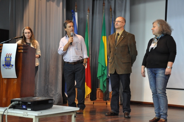 Registro da cerimonia de abertura da Semana Acadêmica da Engenharia Civil da UCPel - 20 de Agosto de 2012