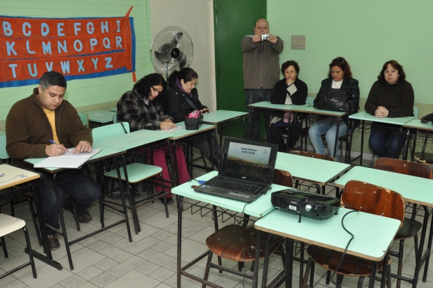 Professores registram a atividade de formação - 25 de agosto de 2012 