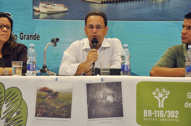 Abertura do I Seminário Gestão Ambiental de Caminhos. Coordenador Geral de Gestão Ambiental (STE) Adriano Panazzolo - 12 de dezembro de 2012