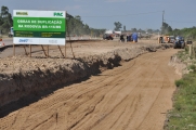 Avanço das obras na BR-116/392