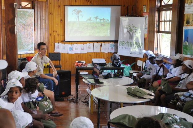 Atividade de Educação Ambiental com a Patrulha Mirim no Cassino - 07 de fevereiro de 2013