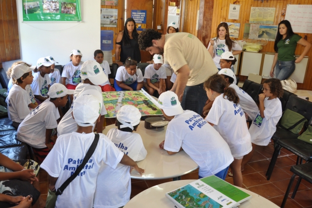 Atividade de Educação Ambiental com a Patrulha Mirim no Cassino - 07 de fevereiro de 2013