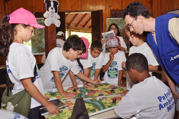 Atividade de Educação Ambiental com a Patrulha Mirim no Cassino - 08 de fevereiro de 2013