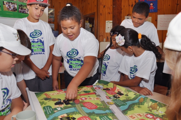 Atividade de Educação Ambiental com a Patrulha Mirim no Cassino - 08 de fevereiro de 2013