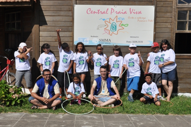 Atividade de Educação Ambiental com a Patrulha Mirim no Cassino - 08 de fevereiro de 2013