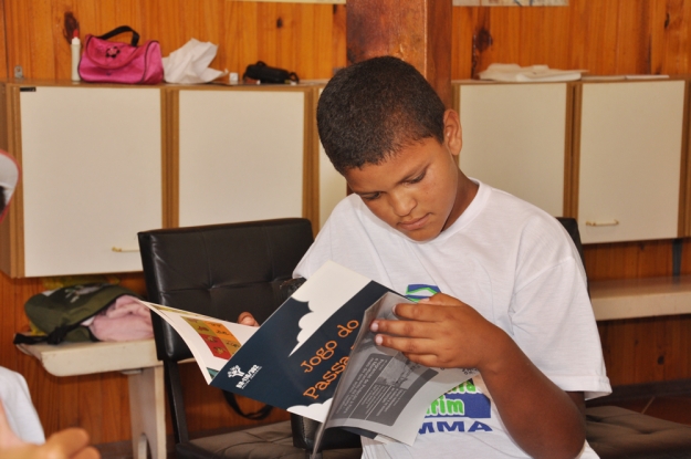 Atividade de Educação Ambiental com a Patrulha Mirim no Cassino - 08 de fevereiro de 2013