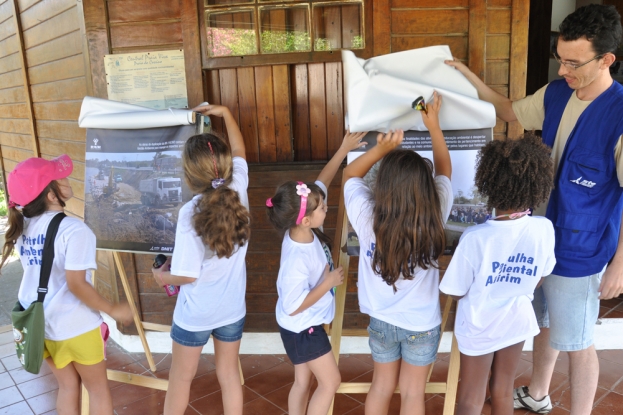 Atividade de Educação Ambiental com a Patrulha Mirim no Cassino - 08 de fevereiro de 2013