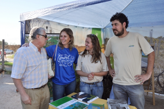 Equipe da Gestão Ambiental da BR-116/392 no aniversário da E.M.E.F. Daura Pinto.