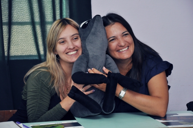 Atividade da Educação Ambiental com os professores da E.M.E.F Antônio Ronna. 6 de abril.