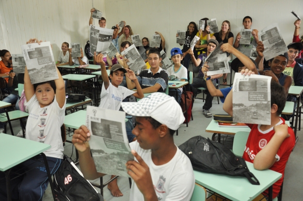 Atividade da Educação Ambiental na E.M.E.F. Olavo Bilac - 26 de março de 2013