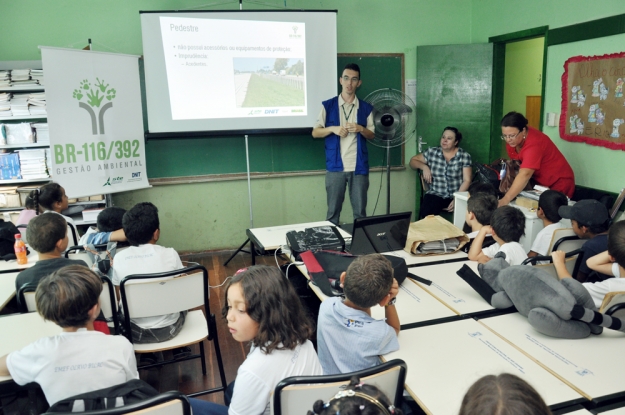 Atividade da Educação Ambiental na E.M.E.F. Olavo Bilac - 26 de março de 2013