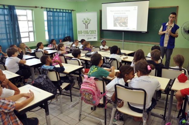 Atividade da Educação Ambiental na E.M.E.F. Olavo Bilac - 26 de março de 2013