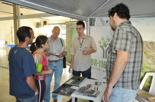 Equipe da Gestão Ambiental na I Semana Acadêmica de Gestão Ambiental - 08 de abril de 2013