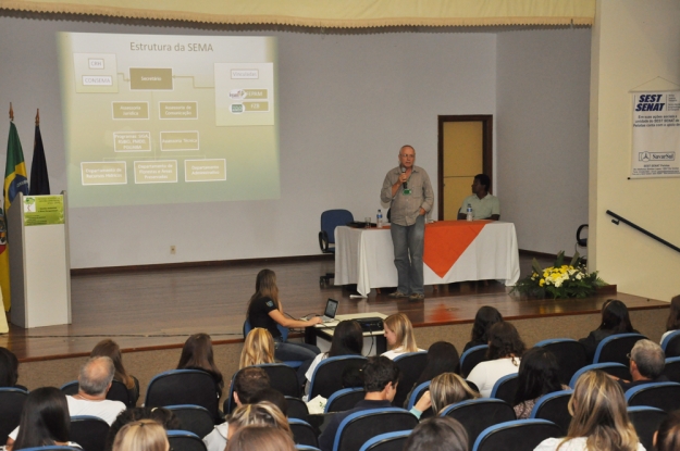 Palestra na I Semana Acadêmica de Gestão Ambiental - 09 de abril de 2013