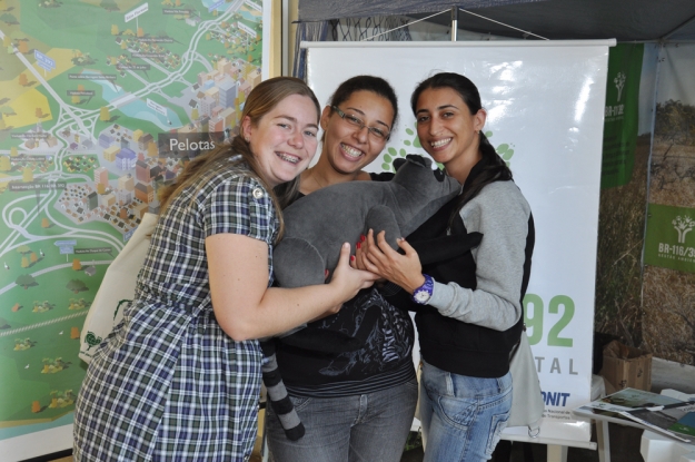 Equipe da Gestão Ambiental na I Semana Acadêmica de Gestão Ambiental - 09 de abril de 2013