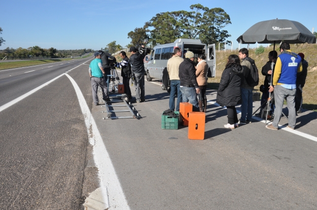 Gestão Ambiental da BR-116/392 acompanhou os trabalhos assessorando a equipe de filmagem em Pelotas e no Rio Grande.