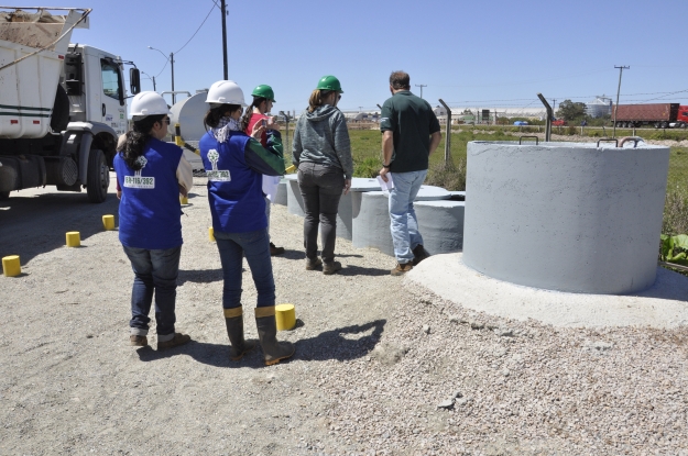 Vistoria do IBAMA no canteiro de obras do lote 1B.