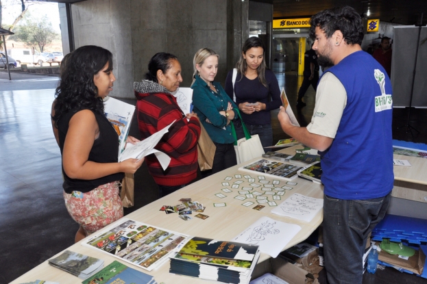 Estande da Gestão Ambiental da BR-116/392 no Dia Mundial do Meio Ambiente em Brasília.