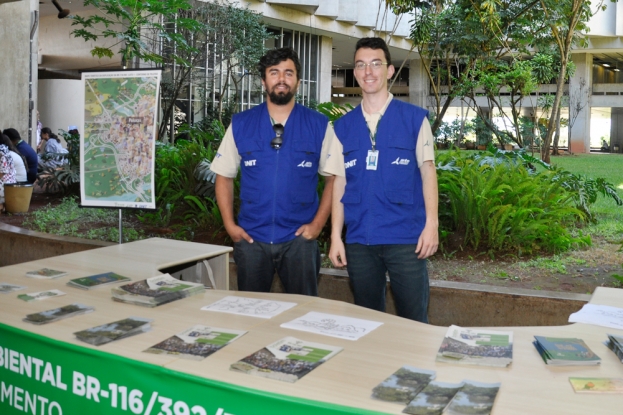 Estande da Gestão Ambiental da BR-116/392 no Dia Mundial do Meio Ambiente em Brasília.
