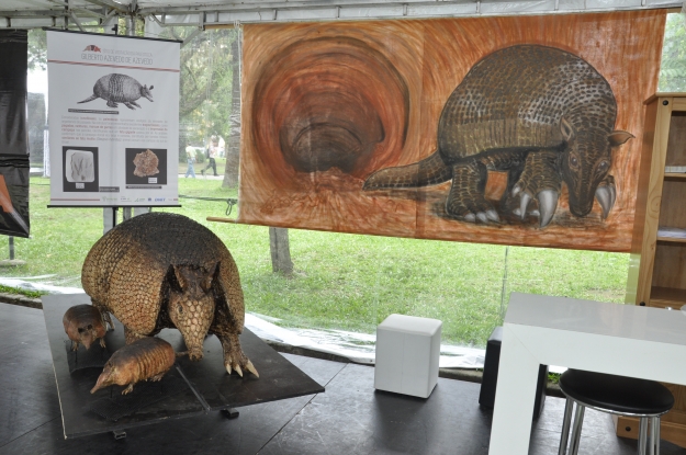 Estande da Gestão Ambiental na 42ª Feira do Livro de Pelotas - 31  de outubro de 2014.