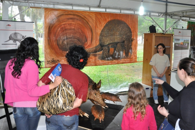 Estande da Gestão Ambiental na 42ª Feira do Livro de Pelotas - 02 de novembro de 2014.