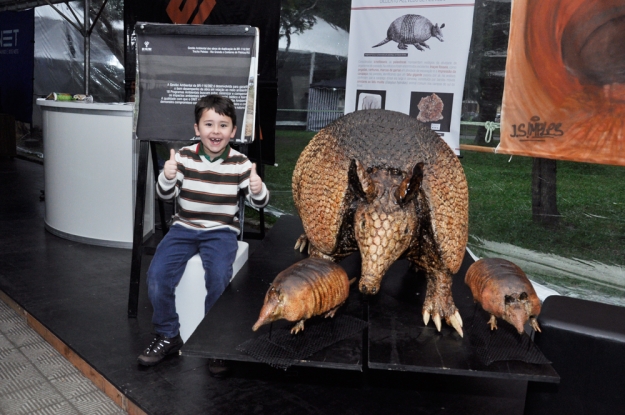 Estande da Gestão Ambiental na 42ª Feira do Livro de Pelotas - 31  de outubro de 2014.