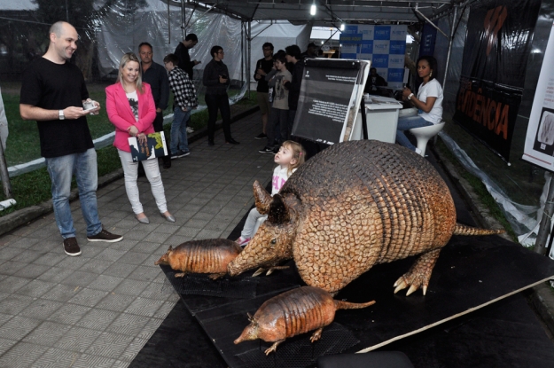 Estande da Gestão Ambiental na 42ª Feira do Livro de Pelotas - 02 de novembro de 2014.