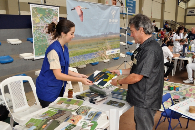 Equipe da Gestão Ambiental da BR-116/392 presente na atividade comemorativa dos 20 anos do Sest/Senat.