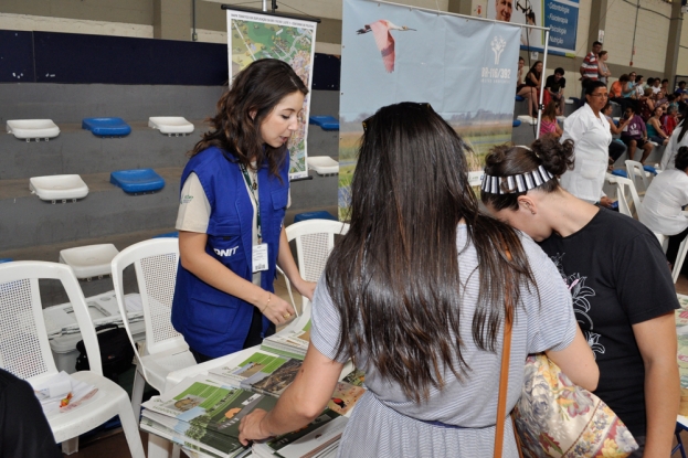 Equipe da Gestão Ambiental da BR-116/392 presente na atividade comemorativa dos 20 anos do Sest/Senat.