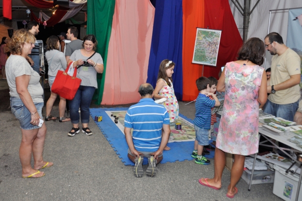Estande da Gestão Ambiental na 42ª Feira do Livro da FURG - Rio Grande _ 28 de janeiro de 2015.