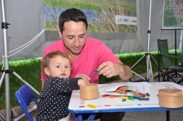 Estande da Gestão Ambiental na 42ª Feira do Livro da FURG - Rio Grande _ 31 de janeiro de 2015.