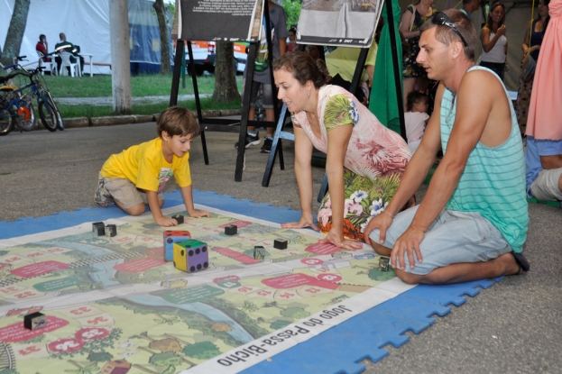 Estande da Gestão Ambiental na 42ª Feira do Livro da FURG - Rio Grande _ 02 de fevereiro de 2015.
