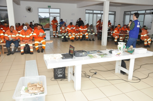 Atividade com os colaboradores do Consórcio Contorno.