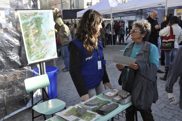 Equipe da Gestão Ambiental da BR-116/392 na atividade da Rua Verde. 15 de junho de 2015